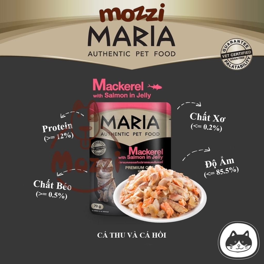 Pate cho mèo Maria Gói 70gr
