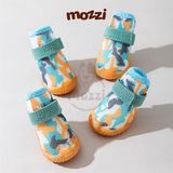  Giày vải caro đế cao su Hipidog cho chó mèo 