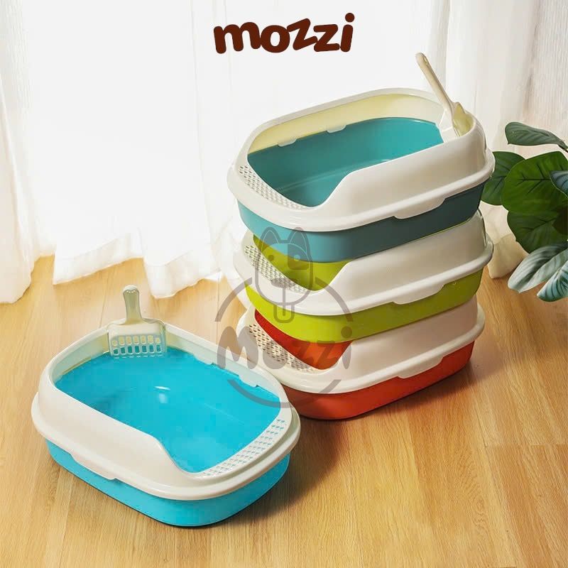 Khay cát vệ sinh cho mèo có bàn đạp chân trơn