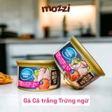  Pate cho mèo Snappy Tom lon 85gr Real Fish Real Meat 