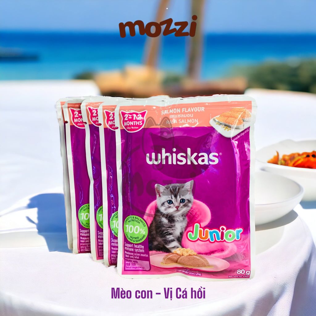Pate cho mèo Whiskas Gói 80gr