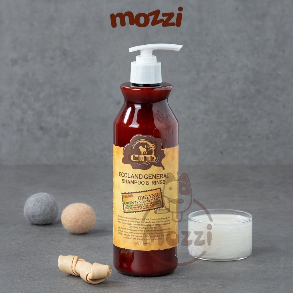 Sữa tắm Budle’Budle Organic Gội xả cho chó Budle Chai 500g