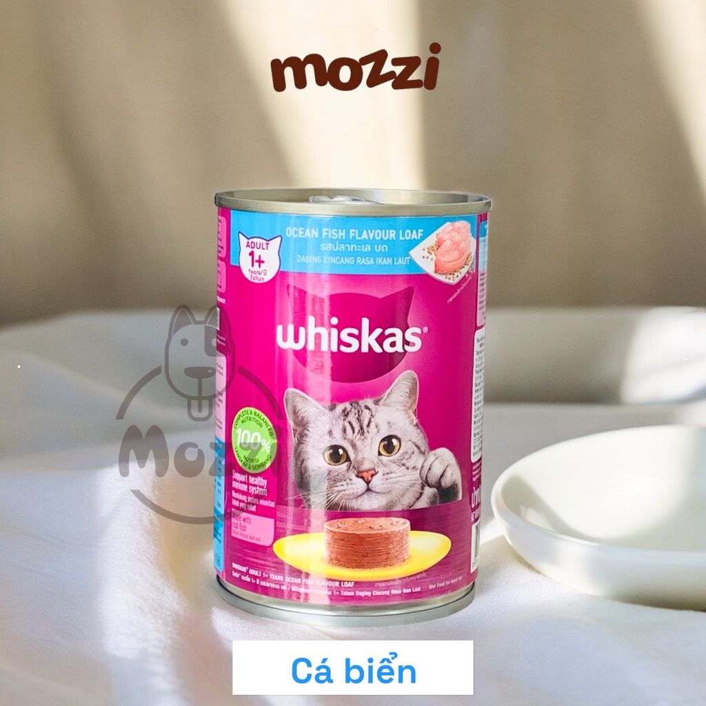Pate cho mèo Whiskas Lon 400gr