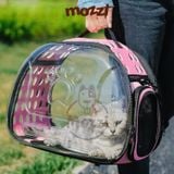  Balo Túi đựng chó mèo hình dấu chân trong suốt - Túi 