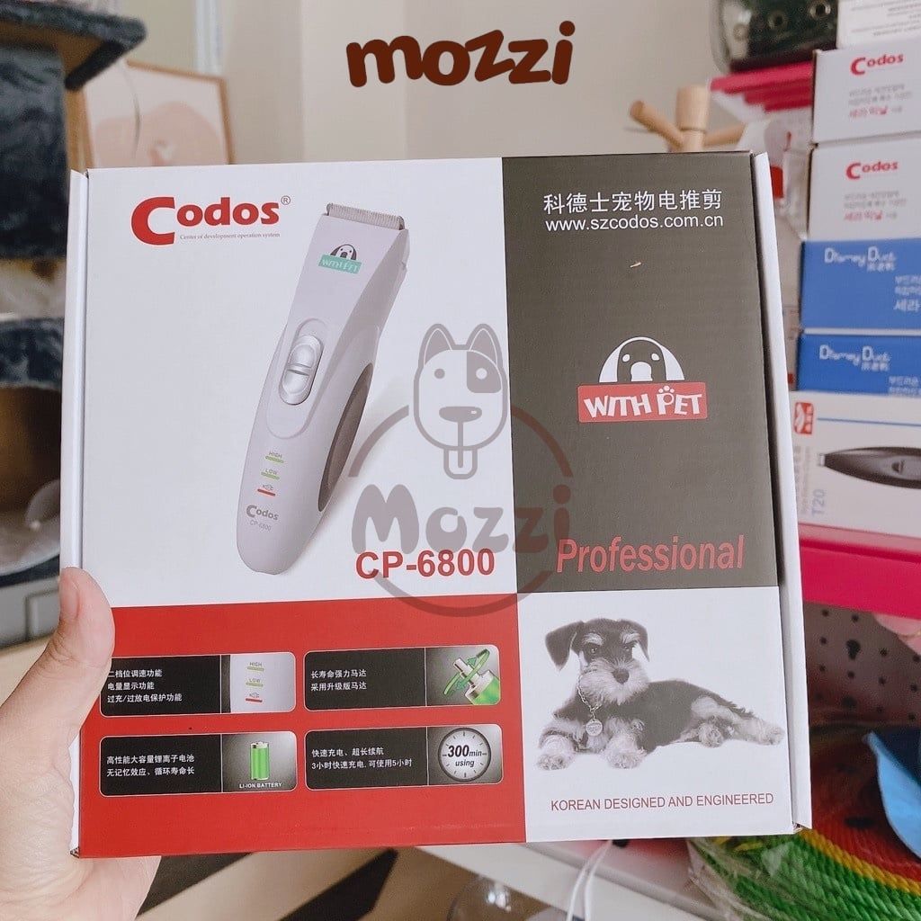Tông đơ cạo lông Codos CP-6800 cho chó mèo