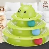 Hipipet Đồ chơi bóng mèo cào 3 tầng