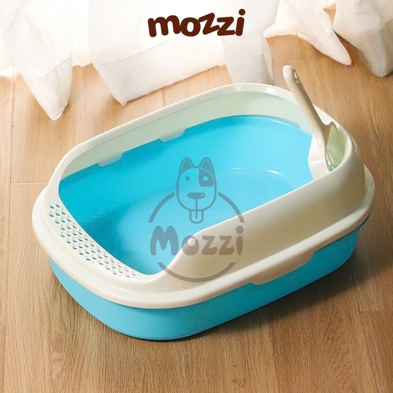 Khay cát vệ sinh cho mèo có bàn đạp chân trơn