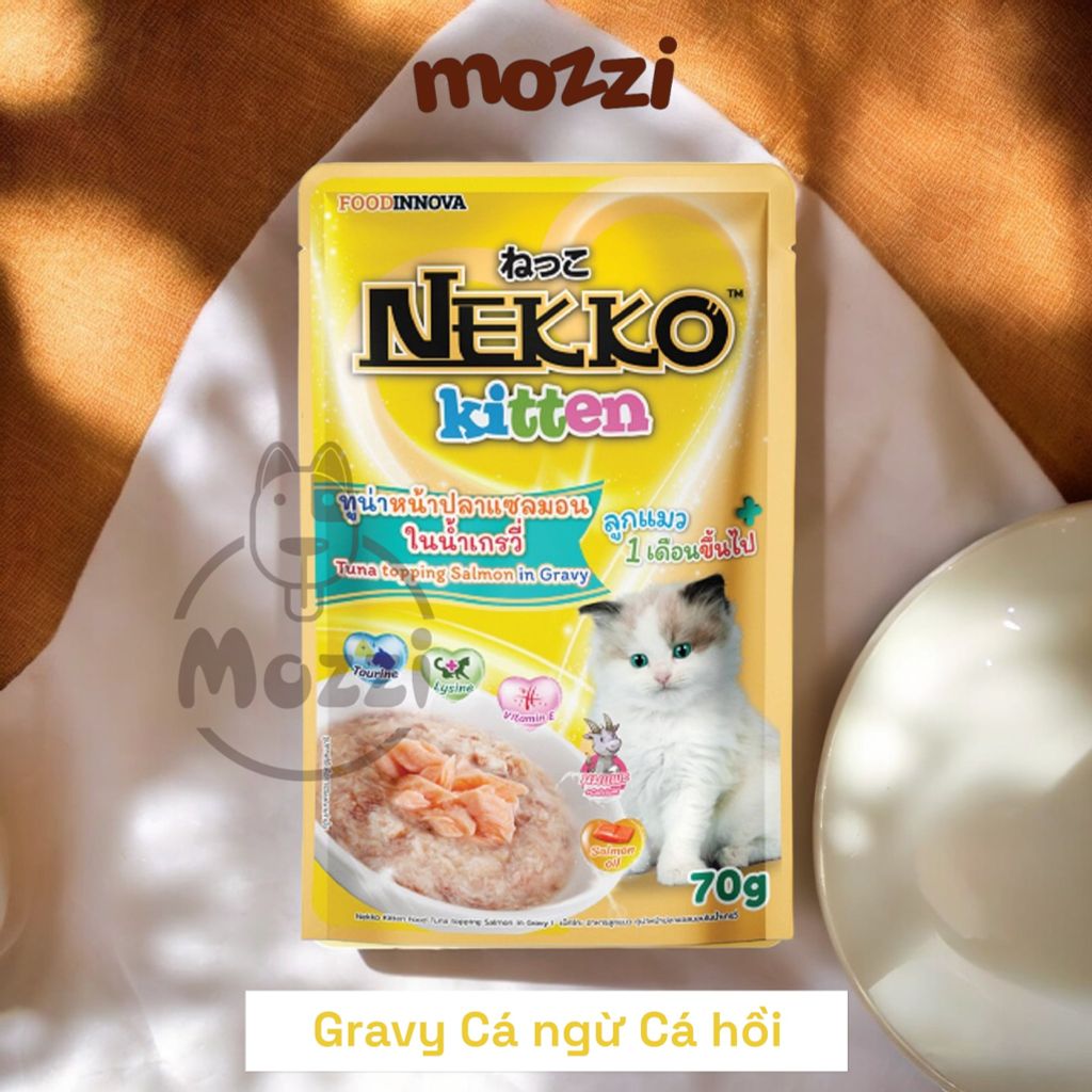 Pate cho mèo con Nekko Kitten Gói 70gr