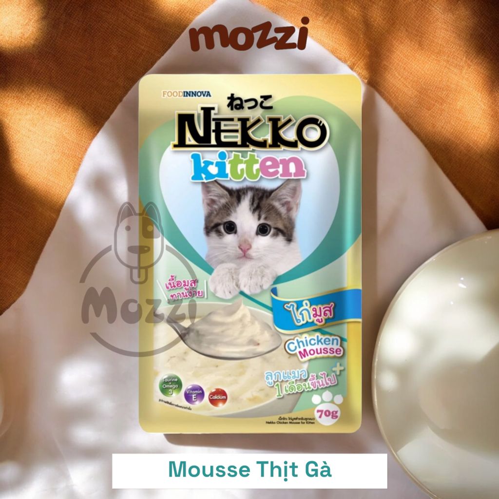 Pate cho mèo con Nekko Kitten Gói 70gr