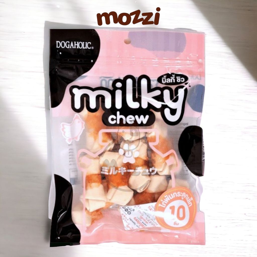 Snack cho chó Gà bọc xương sữa dê mềm Milky Chew Thái Lan