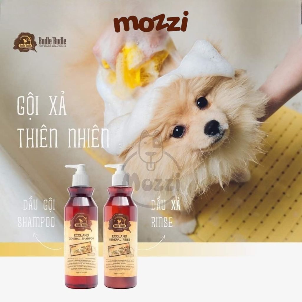 Sữa tắm Budle’Budle Organic Gội xả cho chó Budle Chai 500g
