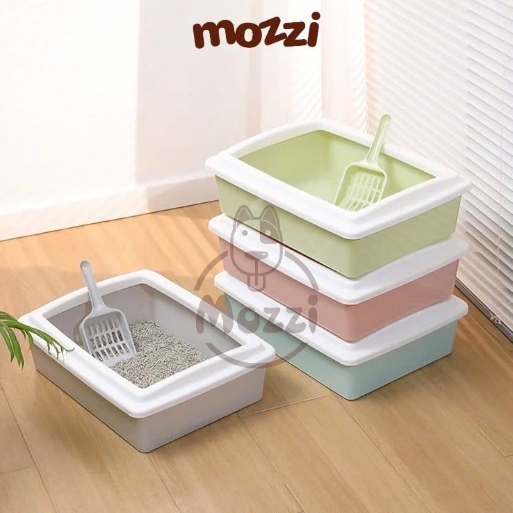 Khay cát vệ sinh cho mèo hình chữ nhật 39x29cm