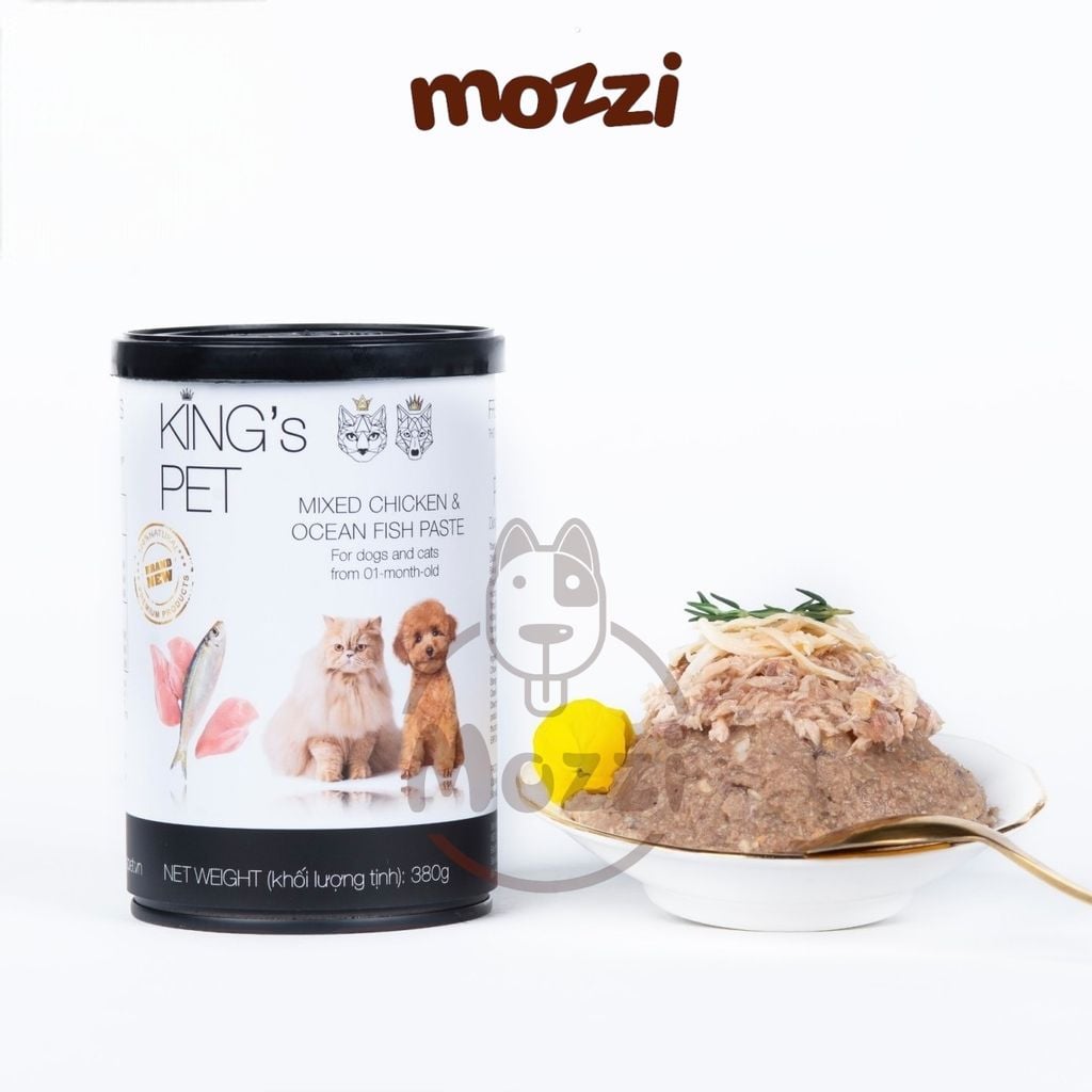 Pate cho chó mèo King’s Pet Lon 380gr