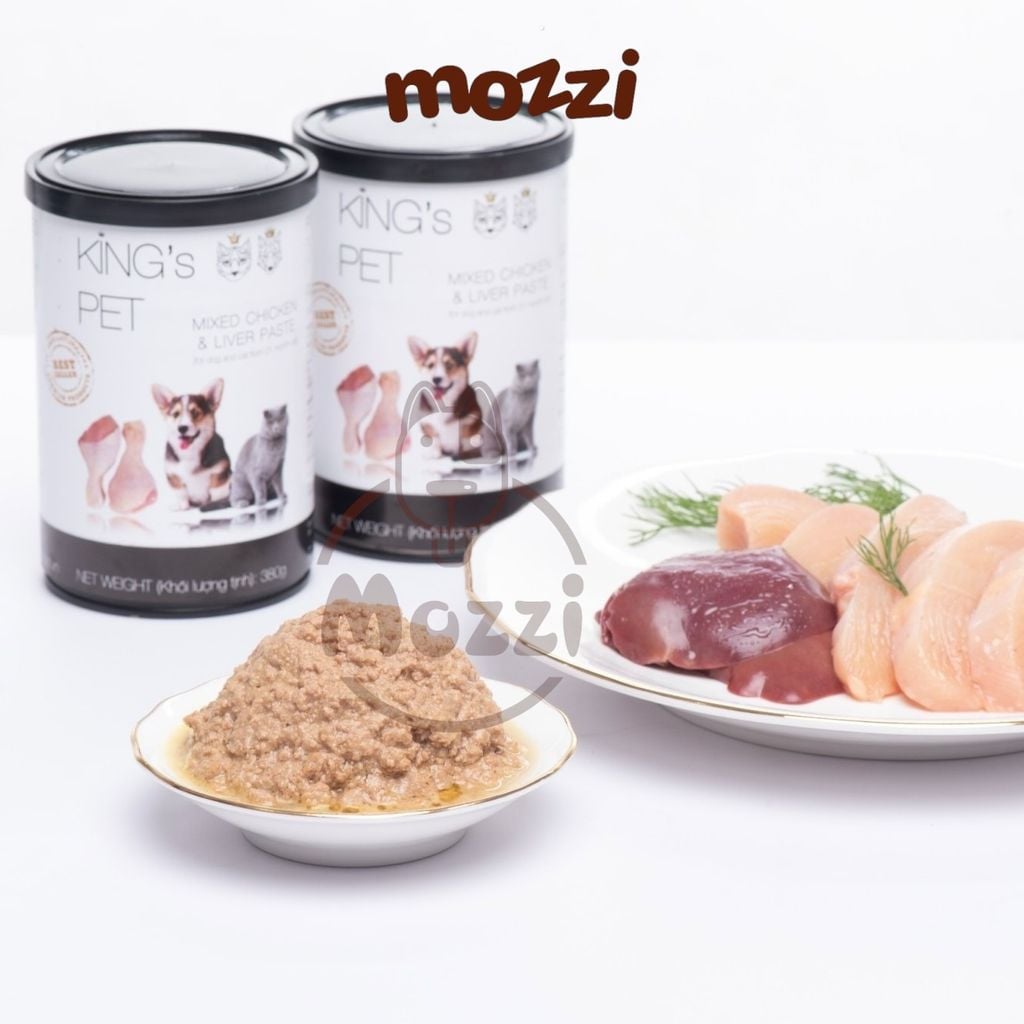 Pate cho chó mèo King’s Pet Lon 380gr
