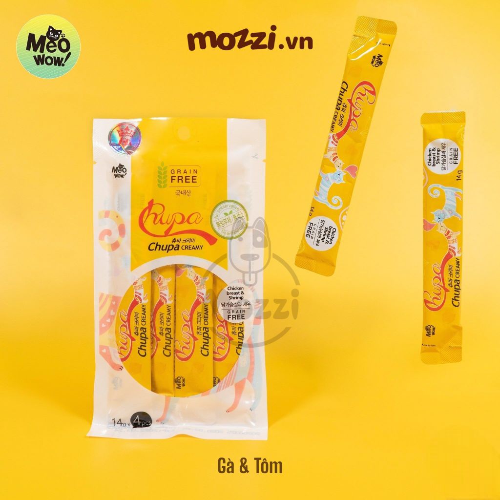 Súp thưởng cho mèo Chupa Meowow