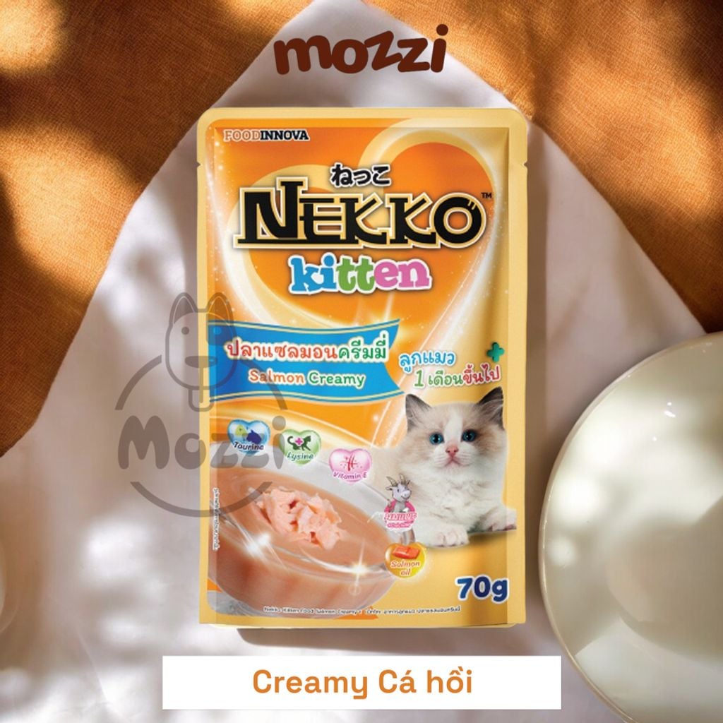 Pate cho mèo con Nekko Kitten Gói 70gr