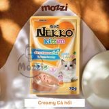  Pate cho mèo con Nekko Kitten Gói 70gr 