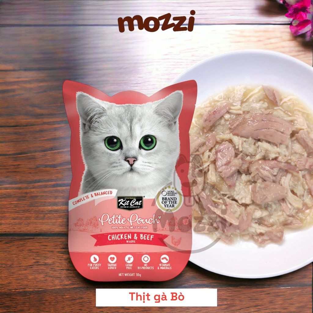 Pate cho mèo KitCat Petite Pouch Gói 70gr