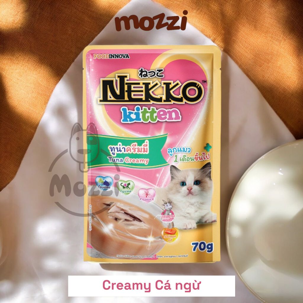Pate cho mèo con Nekko Kitten Gói 70gr