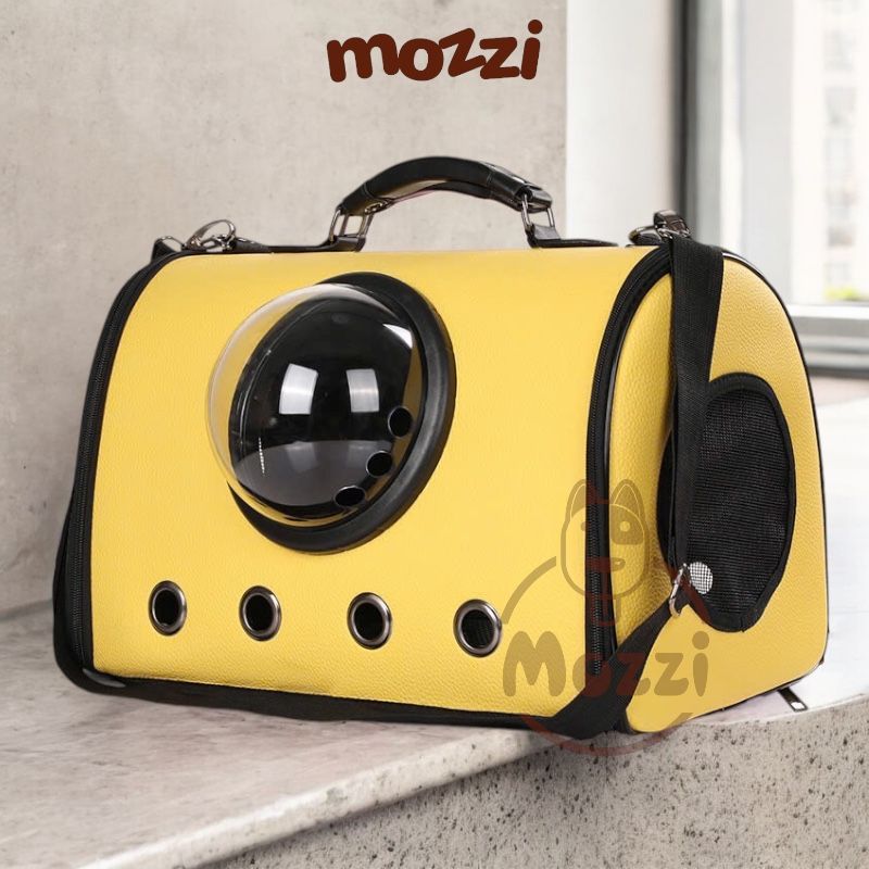 Balo Túi đựng chó mèo Phi hành gia da 44x26x31cm - Túi