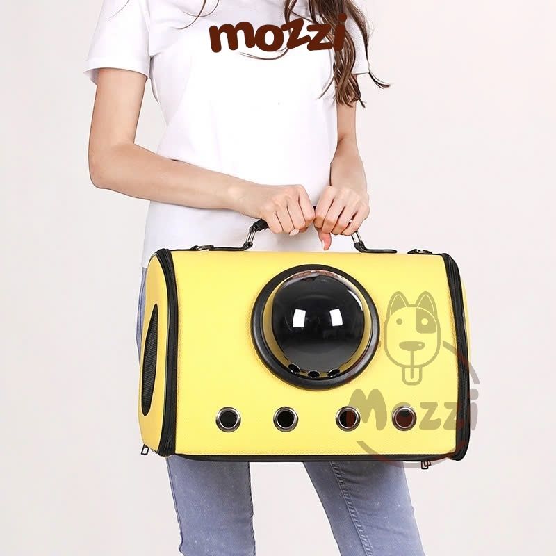 Balo Túi đựng chó mèo Phi hành gia da 44x26x31cm - Túi