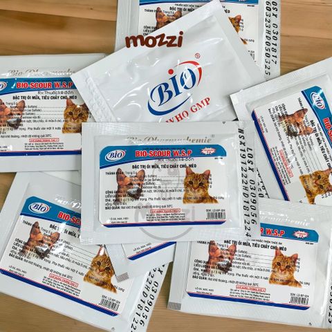  Men Tiêu chảy ói mửa Bio Scour cho chó mèo 