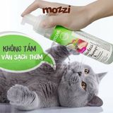  Tắm khô Tropiclean Hương tươi mát dạng bọt cho chó mèo Chai 220ml 
