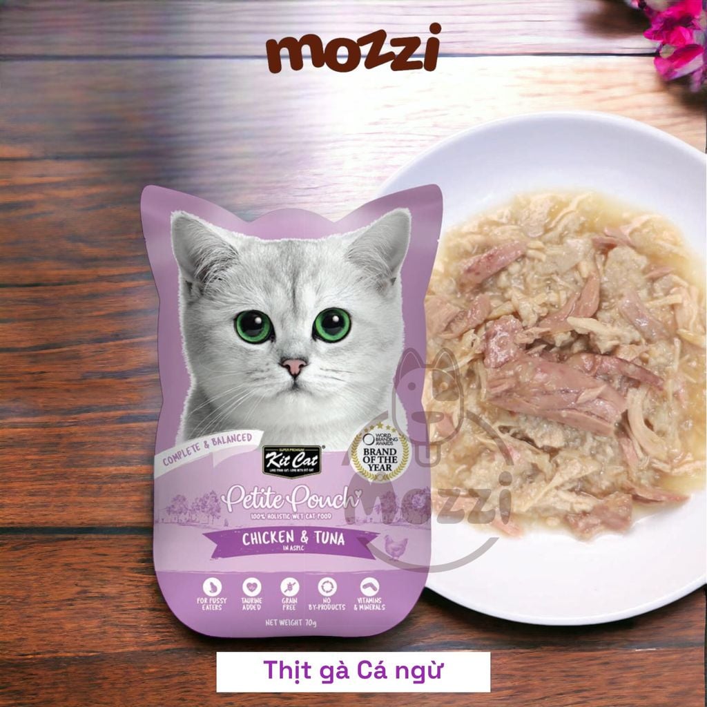 Pate cho mèo KitCat Petite Pouch Gói 70gr