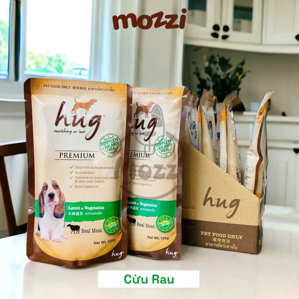 Pate cho chó Hug gói 120gr