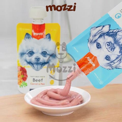  Súp thưởng cho chó Wanpy có nắp vặn Bịch 90gr 