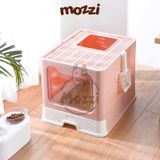  Khay cát vệ sinh cho mèo Nhà khép kín lớn hình tai mèo dễ thương 