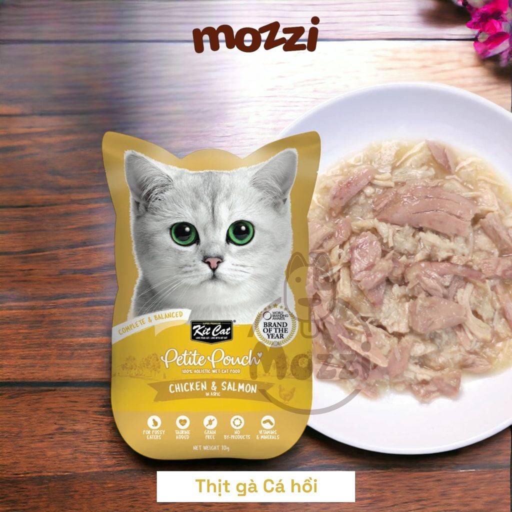 Pate cho mèo KitCat Petite Pouch Gói 70gr