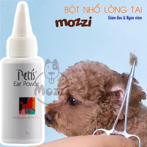  Bột nhổ lông tai Petis Ear Powder cho chó mèo 