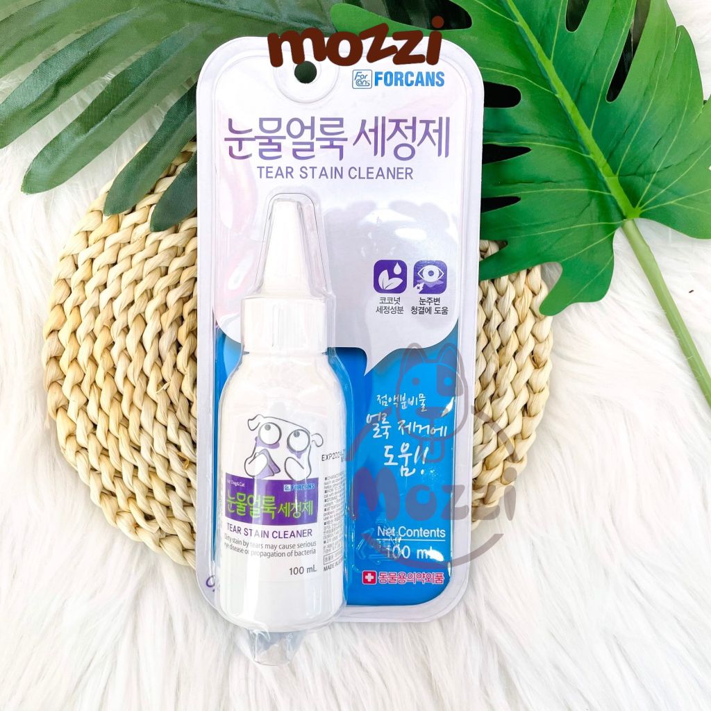 Dung dịch làm sạch mắt Forcans Hàn Quốc Chai 100ml cho chó mèo
