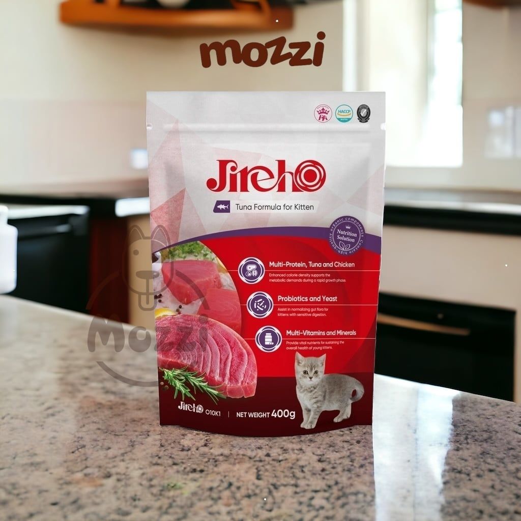 Thức ăn hạt cho mèo JirehO Hàn Quốc vị Thịt gà Cá ngừ [400g - 800g - 1.2kg - 7.2kg]