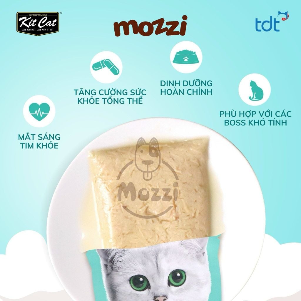 Pate cho mèo KitCat Petite Pouch Gói 70gr
