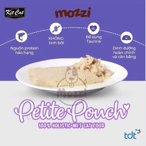 Pate cho mèo KitCat Petite Pouch Gói 70gr