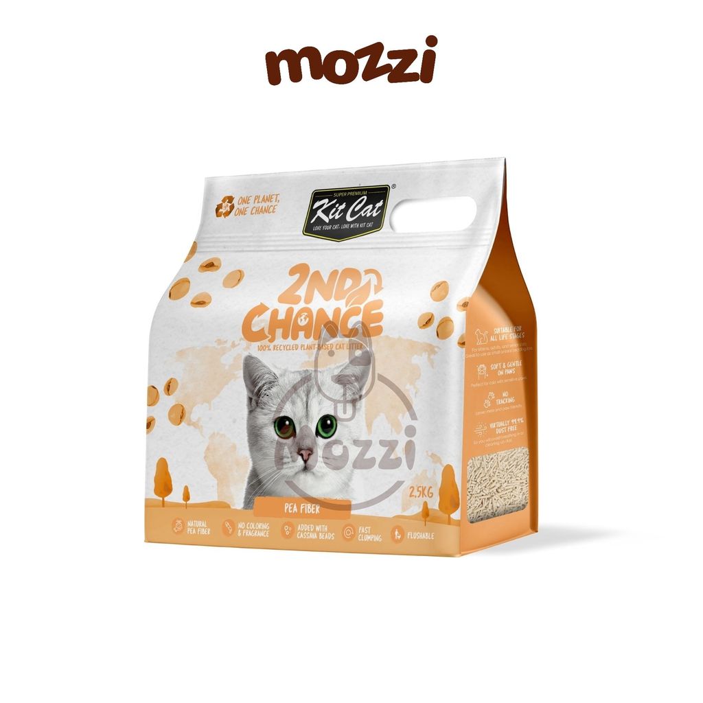 Cát đậu nành Kit Cat 2nd Chance - Cát vệ sinh cho mèo thế hệ mới