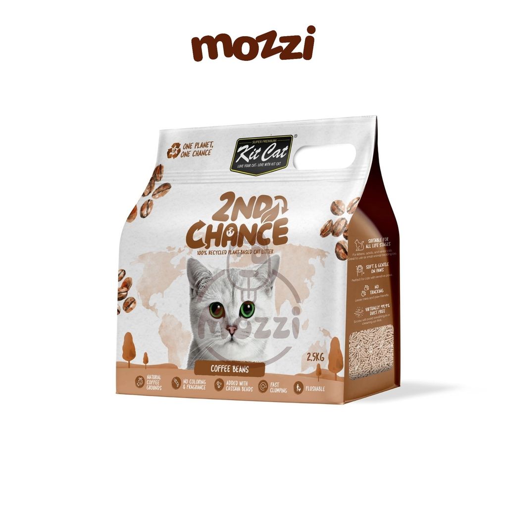 Cát đậu nành Kit Cat 2nd Chance - Cát vệ sinh cho mèo thế hệ mới