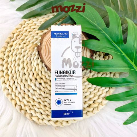  Xịt nấm da Fungikur Alkin Chai 50ml cho chó mèo 