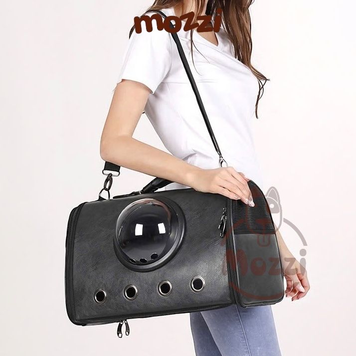 Balo Túi đựng chó mèo Phi hành gia da 44x26x31cm - Túi