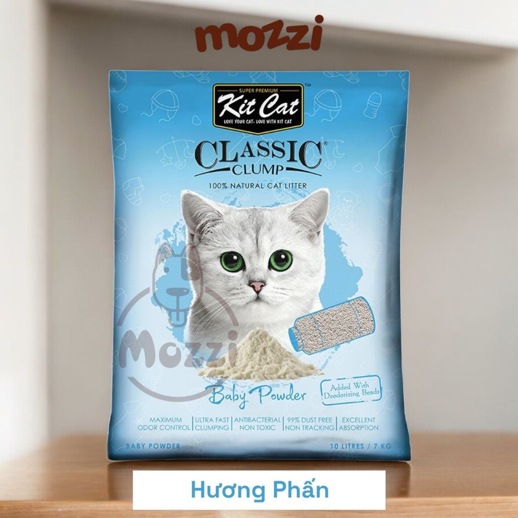 [10L] Cát vệ sinh cho mèo KitCat Xi măng vón