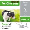 Tẩy giun dạng nước Drontal Puppy Elanco Chai 50ml cho chó con kèm xilanh