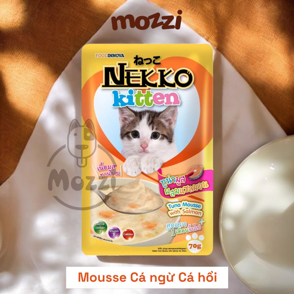 Pate cho mèo con Nekko Kitten Gói 70gr