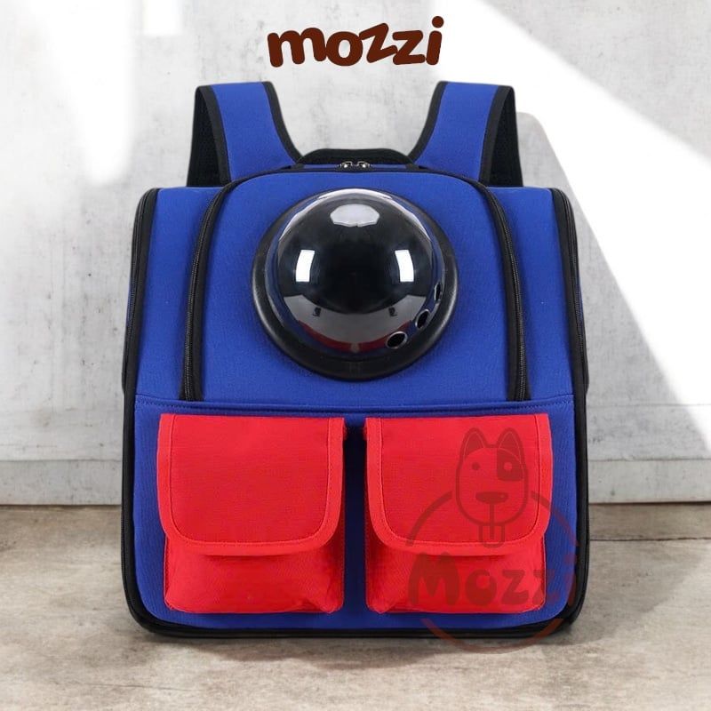 Balo Túi đựng chó mèo Phi hành gia vải vuông lớn 38x25x34cm - Ba lô