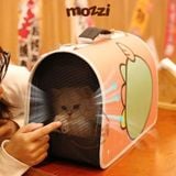  Balo Túi đựng chó mèo Họa tiết thú hoạt hình 