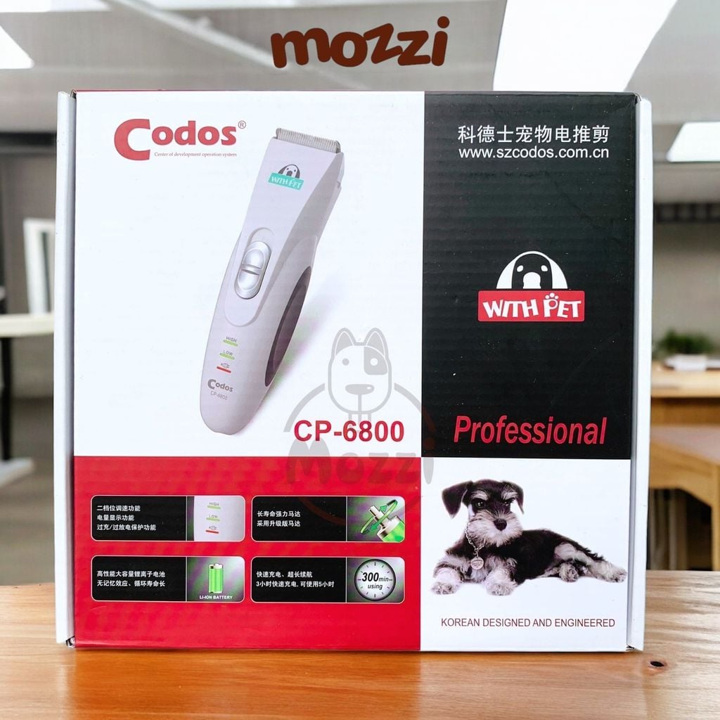 Tông đơ cạo lông Codos CP-6800 cho chó mèo