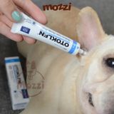  Nhỏ viêm rận tai Otoklen Alkin Tuýp 20g cho chó mèo 