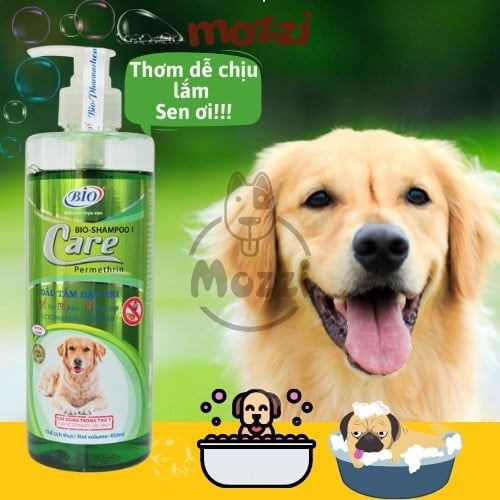 Sữa tắm Bio Derma Care Chăm sóc da ve rận bọ chét ghẻ nấm Chai 450ml exp 5/2026
