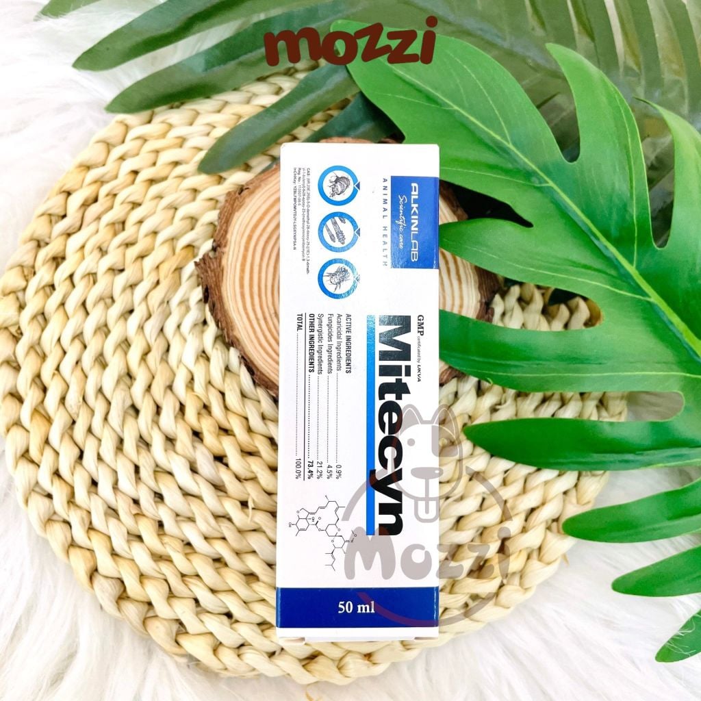 Xịt ve rận Alkin Mitecyn Chai 50ml cho chó mèo